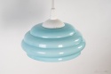 blue hanging lamp