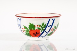 enamelled bowl  silesia rybnik