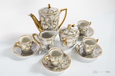 serwis do kawy porcelana karolina