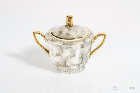 porcelanowa cukiernica prl