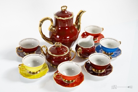 komplet do kawy porcelana karolina