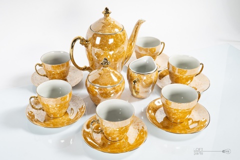 komplet do kawy porcelana włocławek