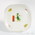 talerzyk deserowy z bajką porcelana wawel
