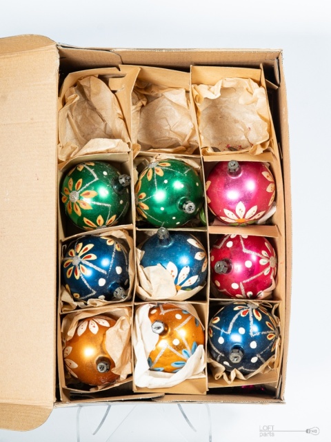 bombki na choinkę vintage