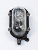 Lampa ścienna aluminiowa w kolorze czarnym
