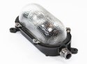 Lampa ścienna aluminiowa w kolorze czarnym