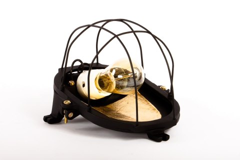 Lampa ścienna żeliwna z żarówką Edison Lampa ścienna żeliwna z żarówką Edison