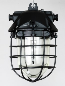 Aluminium pendant lamp in black