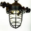 Lampa wisząca aluminiowa w kolorze grafitowym/młotkowym