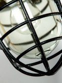 Lampa wisząca aluminiowa w kolorze grafitowym/młotkowym
