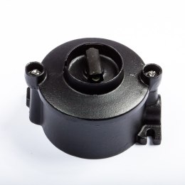 Aluminium switch in black