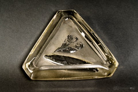 ashtray 268 glassworks hortensja